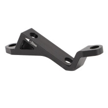 Svart aluminium skivbromsadapter 74mm till 34mm för 160/180mm skivor