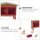 1Set Simuliertes Modell Kinder DIY Szenenlayout 10