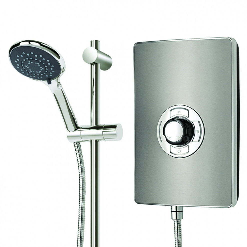 Triton Aspirante 9.5Kw Electric Shower Gun Metal Effect 5 Spray Asp09gunmtl - Image 3