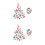 2 Set Natale Grembiule Cappello Bjd 7