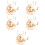 5 Sets Unfertiges Holz Sonnensystem Modell Diy Dreidimensional 9