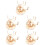 5 Sets Unfertiges Holz Sonnensystem Modell Diy Dreidimensional 8