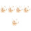5 Sets Unfertiges Holz Sonnensystem Modell Diy Dreidimensional 6