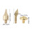Durable Brass Alphabet Tips for Pyrography and Crafting - 26 Letters 2
