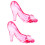 2St Hochhackige Schuhe Kristall Ornament Party 11