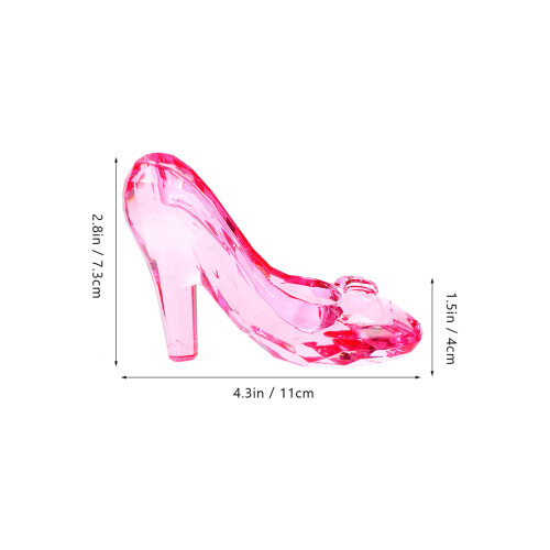 2St Hochhackige Schuhe Kristall Ornament Party 2