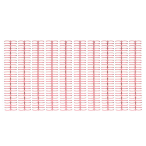 10Pcs Pink Comb Binding Spines 150 Pages 19mm for A4 Files 2