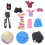 5 Sets Puppenkleidung Mit Hosen 6