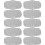 Hat Pads Sweat Liner Innenfutter Sicherheitshut Polyester Grau 10 Stk 6