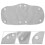 Hat Pads Sweat Liner Innenfutter Sicherheitshut Polyester Grau 10 Stk 9