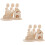 2Sets Kinder 3D Speelgoed Met Ronde Rand Voor 8