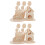 2Sets Kinder 3D Speelgoed Met Ronde Rand Voor 7