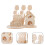 2Sets Kinder 3D Speelgoed Met Ronde Rand Voor 11
