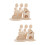 2Sets Kinder 3D Speelgoed Met Ronde Rand Voor 9