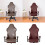 Chair Slipcovers Stretchable PU Chair Covers Scratch-Black 3