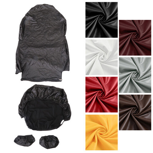 Chair Slipcovers Stretchable PU Chair Covers Scratch-Black 1