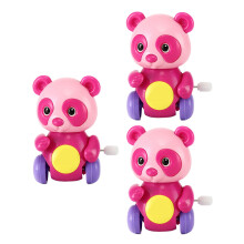 3 Stuks Klokwerkpanda Speelgoed Lopend Dier Voor Kinderen