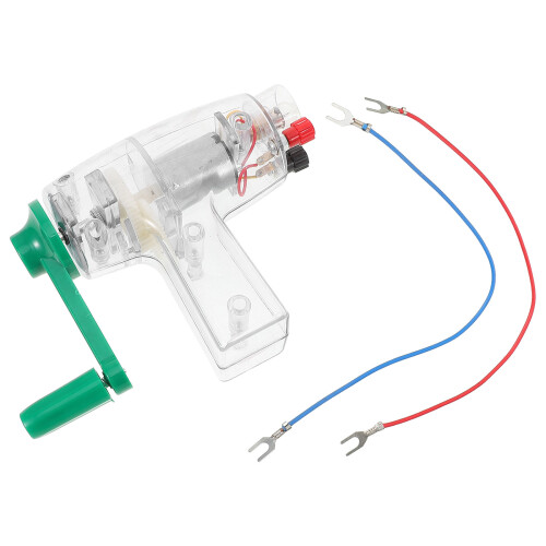 2Stk Diy Experiment Spielzeug Handgenerator Baubausatz