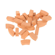50Stk Miniaturziegel Aus Keramikton Für Modellbau Und