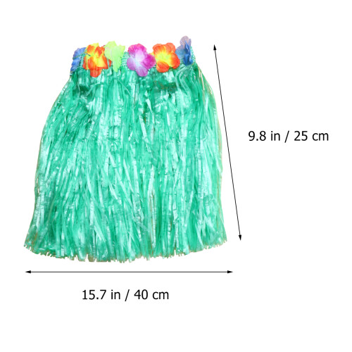 Hawaiian Set Mit Simulation Grün 1