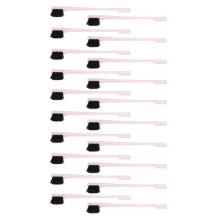 Ensemble de 20 brosses à sourcils avec manches en ABS et poils en nylon