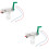 2Stk Diy Experiment Spielzeug Handgenerator Baubausatz 8