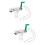 2Stk Diy Experiment Spielzeug Handgenerator Baubausatz 9