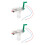 2Stk Diy Experiment Spielzeug Handgenerator Baubausatz 7
