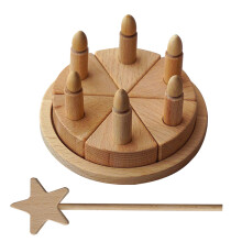 3 Sets Holz Geburtstagsfeier Kuchen Spielzeug Für Jungen
