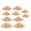 10 Stuks Mini Geweven Strohoeden Voor Diy Knutselprojecten 9