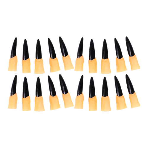 50 Unidades Postizas De Para Halloween Negro 2