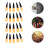 50 Unidades Postizas De Para Halloween Negro 6
