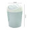 Durable 1.5L Mini Table Trash Can with Swing Lid for Coffee Table 2