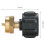 Brass Propane Adapter for Camping, 6549mm, Gold+Black 2