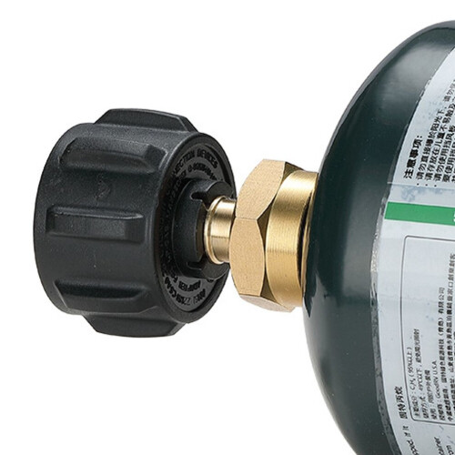Brass Propane Adapter for Camping, 6549mm, Gold+Black 2