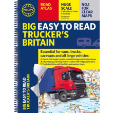 Philips Big Easy to Read Truckers Road Atlas Britain by Philips Maps O