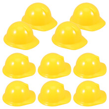 40 Unidades Sombrero De Construcción Mini De Plástico Para