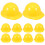 40 Unidades Sombrero De Construcción Mini De Plástico Para 11