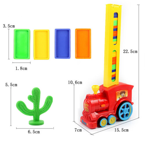 60St Educatief Domino Speelgoed Multi Kleur Spelset 1