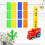 60St Educatief Domino Speelgoed Multi Kleur Spelset 8