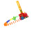 60St Educatief Domino Speelgoed Multi Kleur Spelset 5