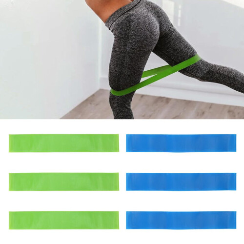 6pcs Adjustable TPE Elastic Exercise Bands for Portable Beach Chair Use