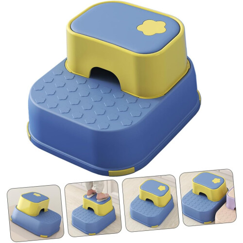 Stepping Stool NonSlip PP Material Bathroom Footstool Safe Step Stool For Kitchen And Washbasin Use 1