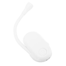 Mini luz USB con clip, 3 niveles de brillo, blanco cálido, 3 W