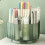 360 Rotating Pen Holder, Large Capacity Plastic Organizer, Green 4