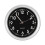 Mini Car Quartz Clock with Night Light, 4cm Black Digital Decorative Timer 2