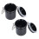 2pcs 250ml Plastic Lash Glue Storage Jars Airtight for Eyelash Extensions 1