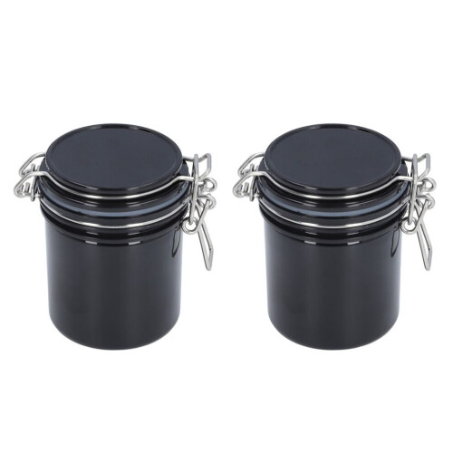 2pcs 250ml Plastic Lash Glue Storage Jars Airtight for Eyelash Extensions 1