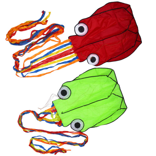 Octopus Kite Assorted Color Kite 2pcs 400x73cm 2