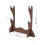 Double-Layer Laminated Bamboo Desktop Flute Stand for Instruments Under 3.5cm 2